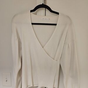 All in Favor White Sweater